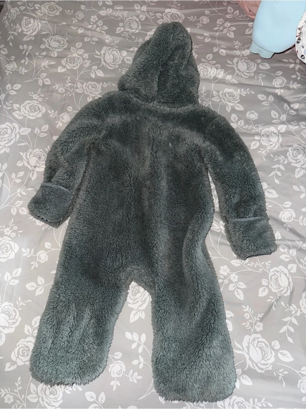 Nike Cozy Hooded Fleece One-Piece in Green